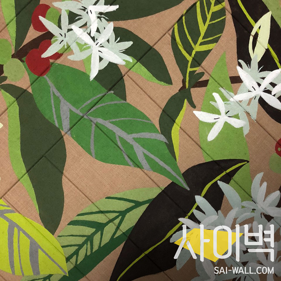 스타벅스 수유점 벽화 시공 사진 9